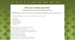 Desktop Screenshot of holidayspahotelcebu.com