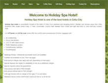Tablet Screenshot of holidayspahotelcebu.com
